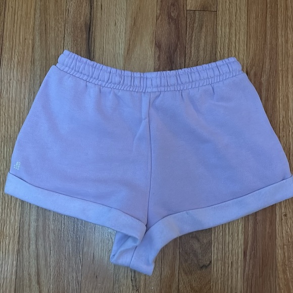 WeWoreWhat High Waist Shorts Women’s Lavender Athleisure - Picture 2 of 7